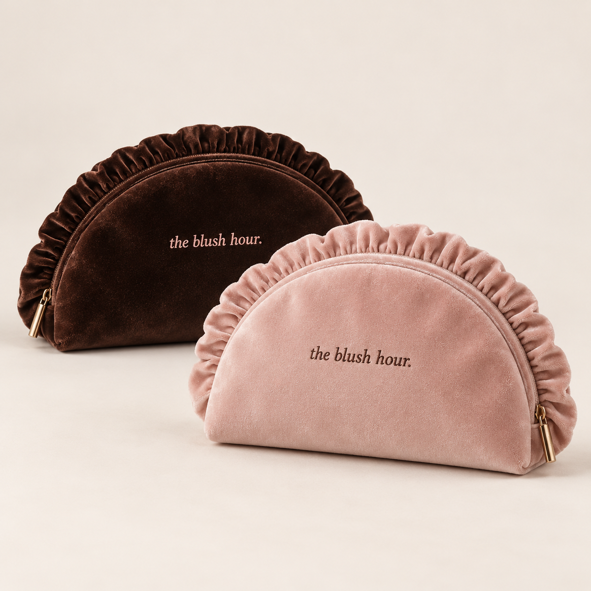 The Ruffle Beauty Pouch