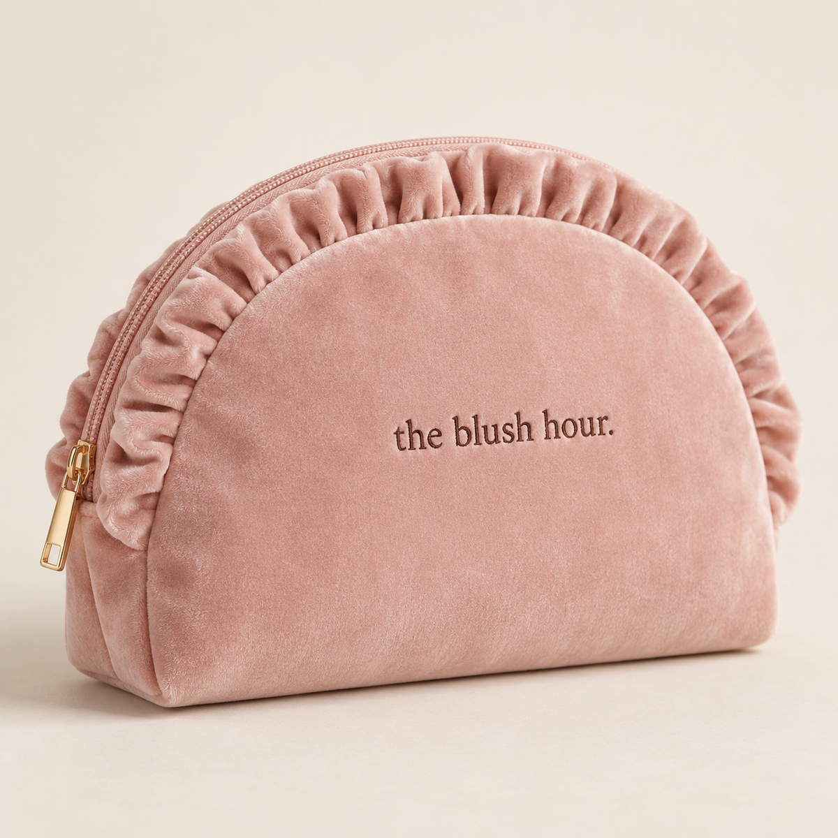 The Ruffle Beauty Pouch