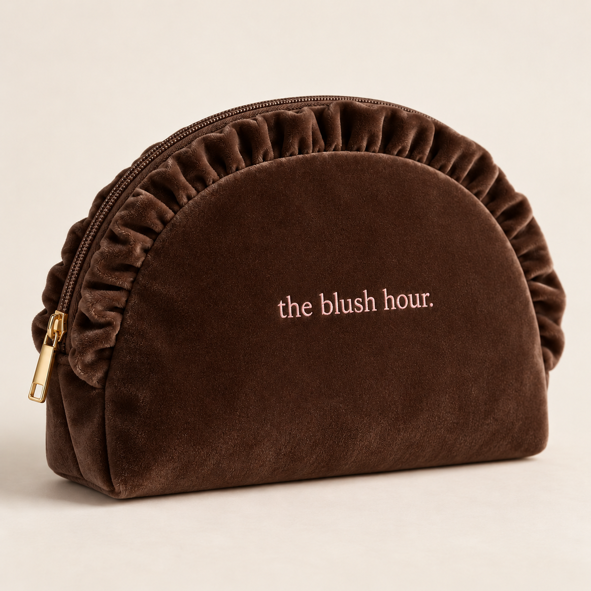 The Ruffle Beauty Pouch